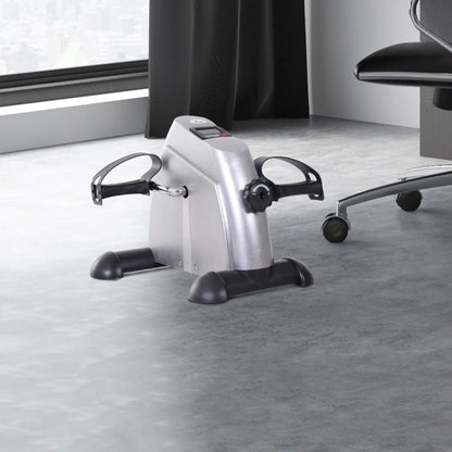 Portable Mini Pedal Exercise Bike, LCD Display, Silver Exercise & Stationary Bikes at Gallery Canada