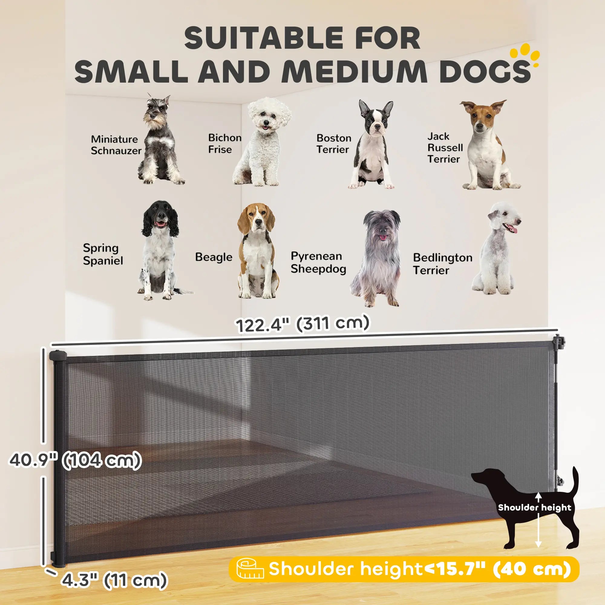 Retractable Dog Gate, 41