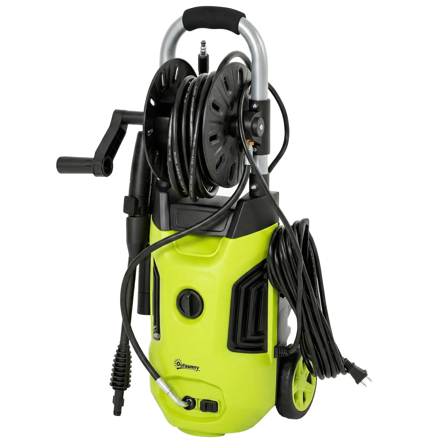 Electric Pressure Washer, 2176 PSI High Pressure Washer with 20 ft Outlet Hose, Adjustable Nozzle, 1.9GPM Power Washer Garden Accessories Green at Gallery Canada