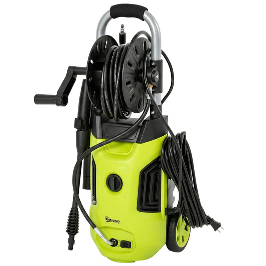Electric Pressure Washer, 2176 PSI High Pressure Washer with 20 ft Outlet Hose, Adjustable Nozzle, 1.9GPM Power Washer Garden Accessories Green at Gallery Canada