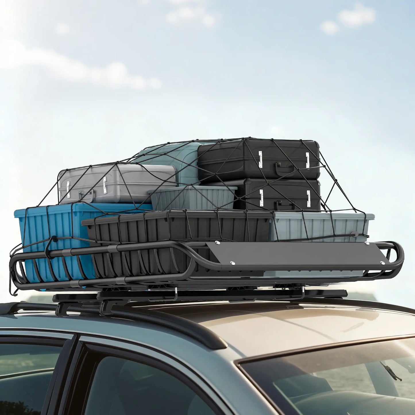 Heavy Duty Roof Rack Cargo Basket, 46" x 36" x 4.5", 330LBS Capacity Automotive at Gallery Canada