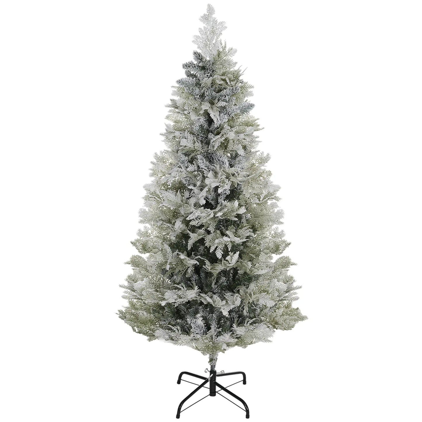 5 Feet Pencil Artificial Christmas Tree, 517 Cypress Branches, Auto Open, Green Pencil Christmas Trees at Gallery Canada