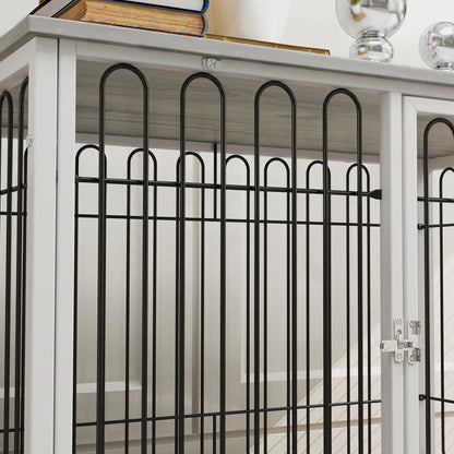 Dog Crate Furniture, Washable Cushion, Adjustable Feet, Medium Size, Grey Houses, Kennels & Pens at Gallery Canada