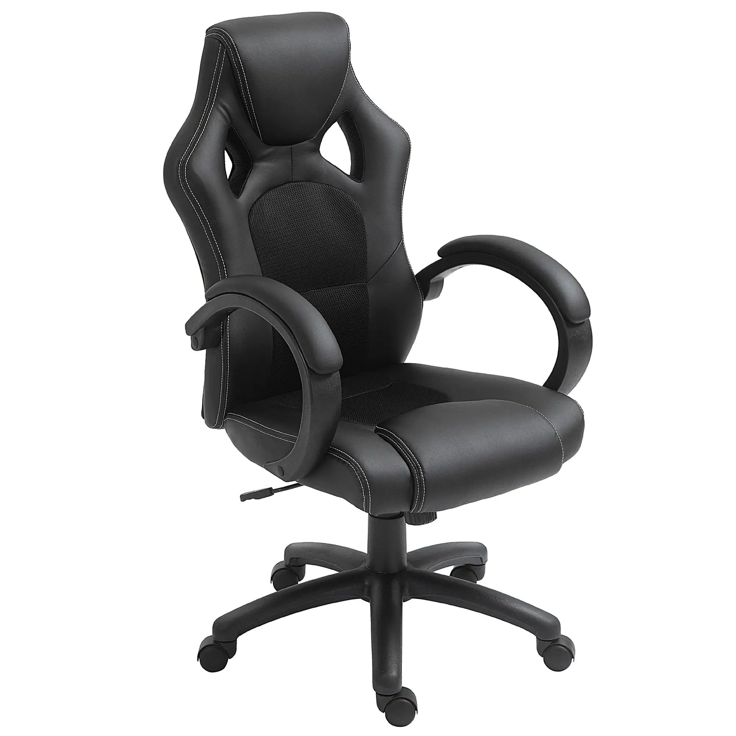 Racing Gaming Chair, Swivel Wheels, Padded Headrest, Tilt, Black Executive & Manager Chairs at Gallery Canada