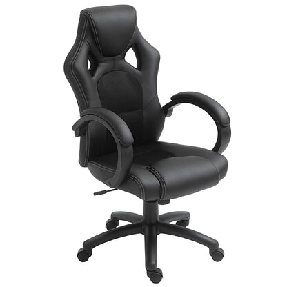 Racing Gaming Chair, Swivel Wheels, Padded Headrest, Tilt, Black Executive & Manager Chairs at Gallery Canada