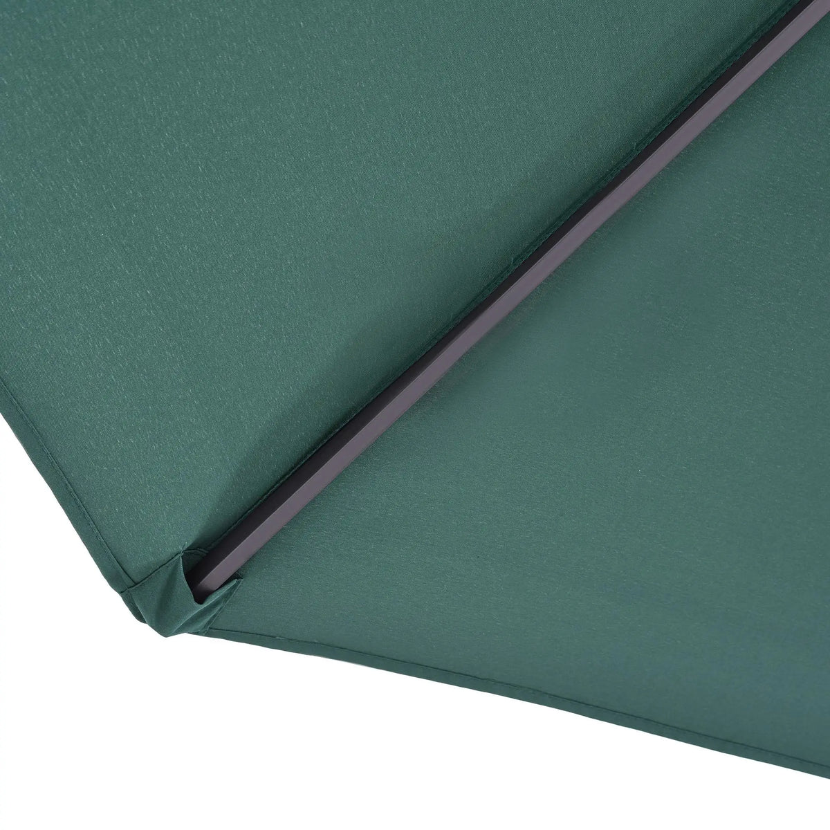 15ft Double-Sided Patio Umbrella, Dark Green Sun Umbrellas at Gallery Canada