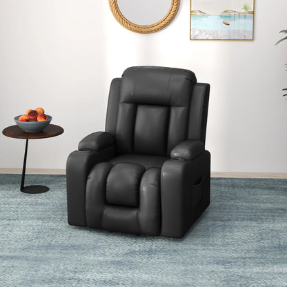 Electric Lift Chair, Power Recliner with Footrest, Remote, Cup Holders, Grey Electric Power Lift Chairs at Gallery Canada