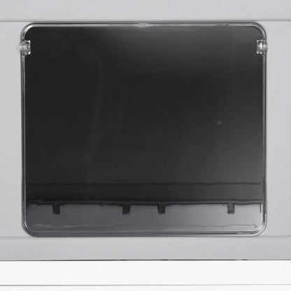 Top Entry Enclosed Kitty Litter Box with Scoop, Tray, Large, Grey Cat Litter Box Enclosures at Gallery Canada