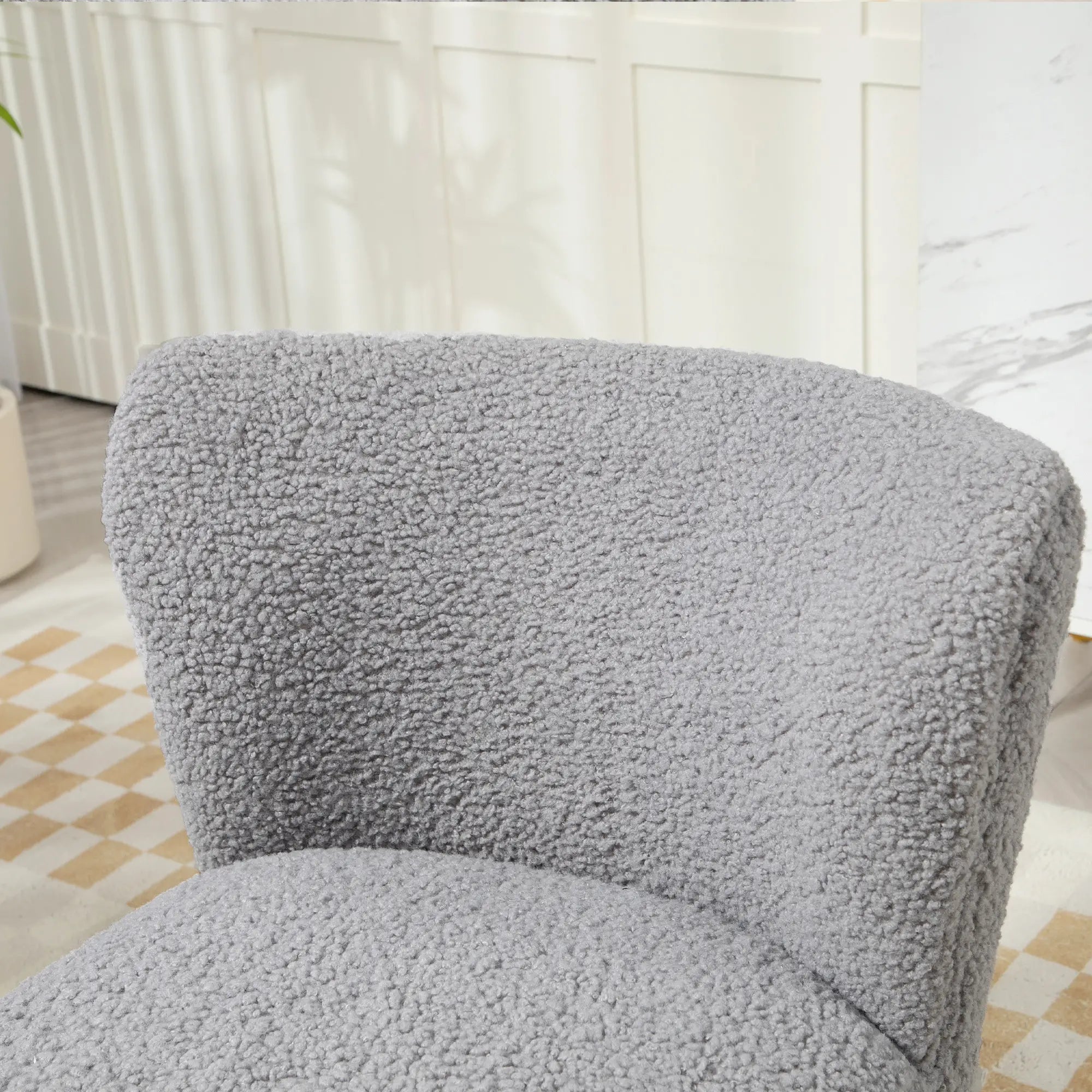 Lounge Chair, Soft Upholstery, Gold Legs, Charcoal Grey Accent Chairs at Gallery Canada