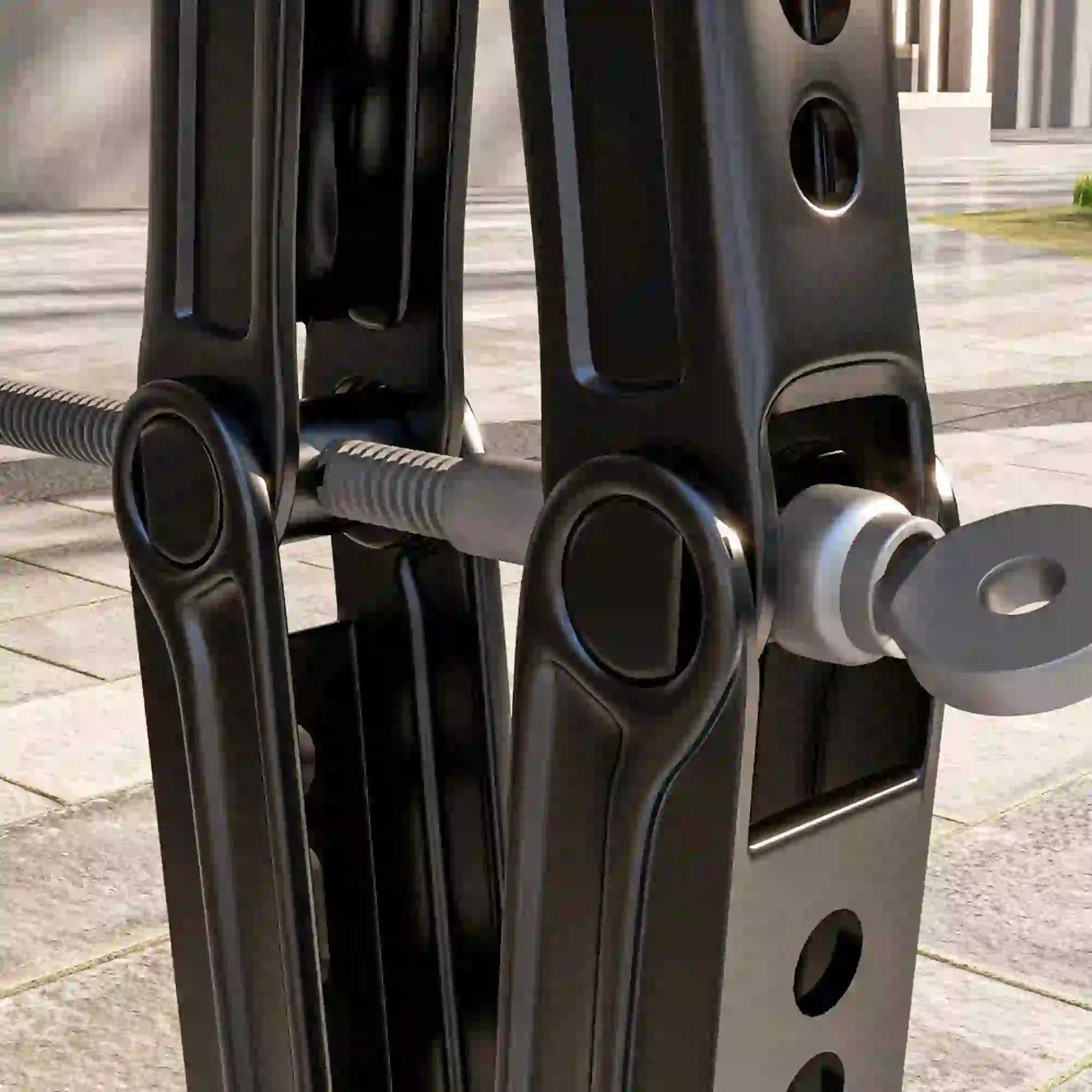 Steel Car Jack, Portable Scissor Jack, 2 Ton (4400 lbs), Black Automotive at Gallery Canada