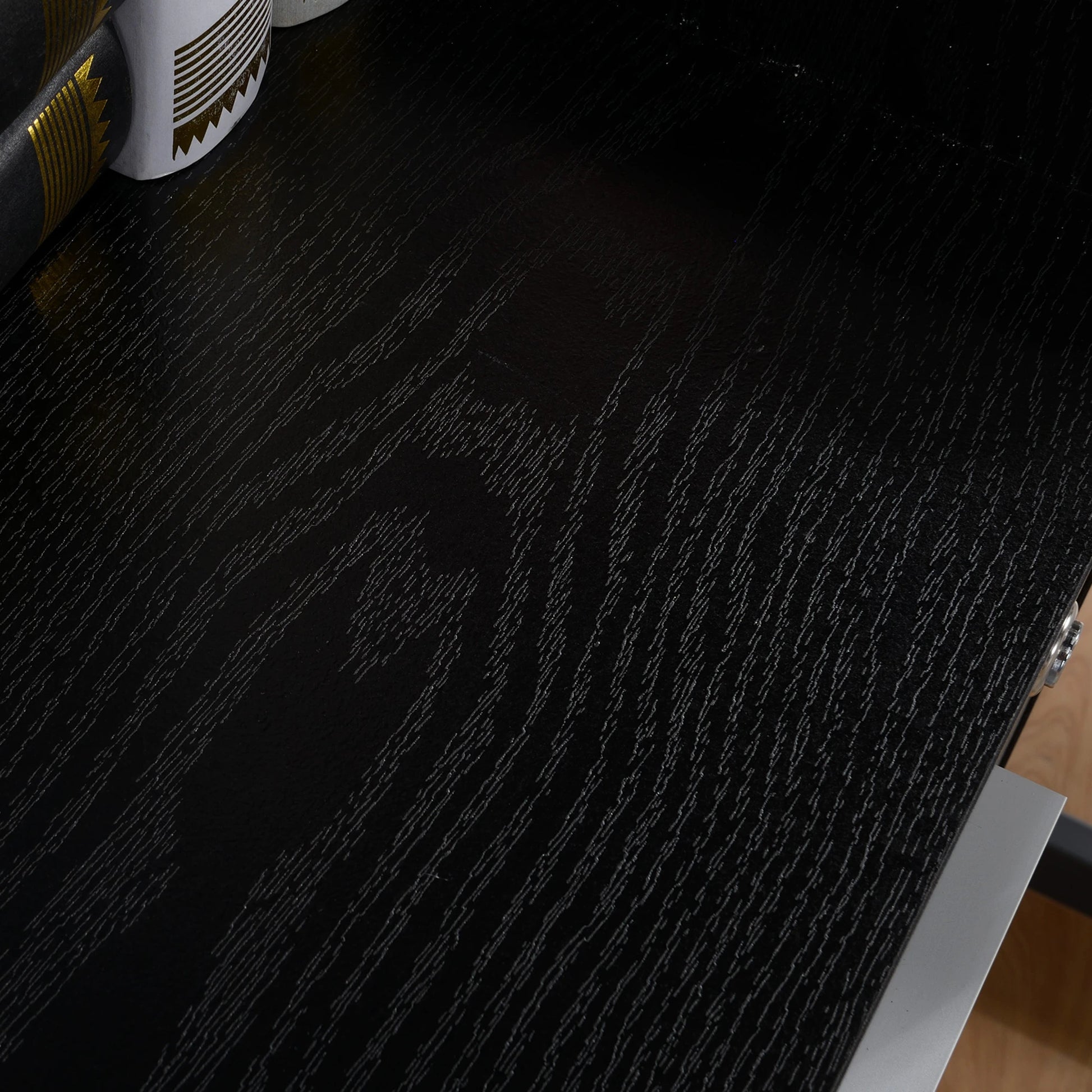 3 Drawer File Cabinet with Lock, Lockable on Wheels, Black Office Cabinets & Cupboards at Gallery Canada