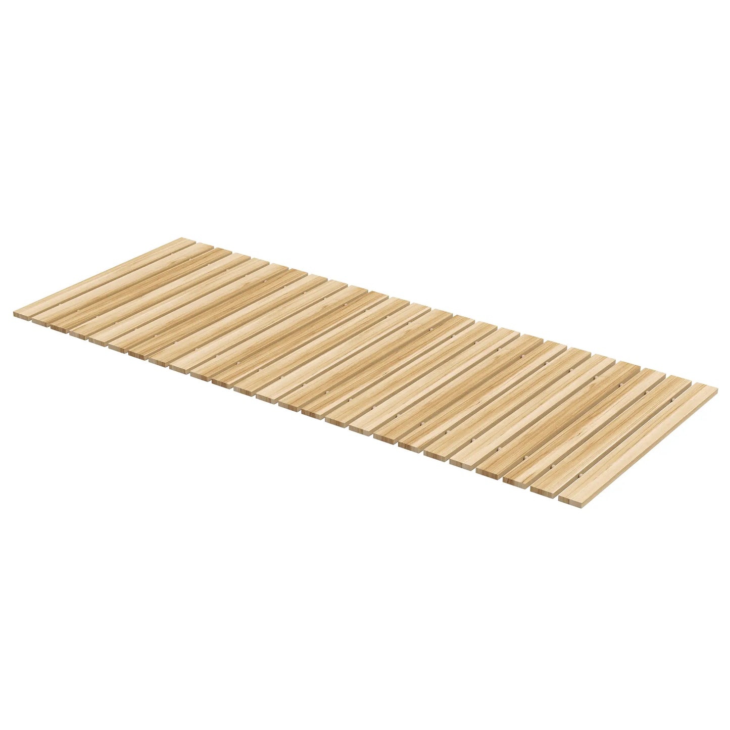 47" Wooden Garden Pathway, Outdoor Roll Out Walkway, Natural Wood Finish Garden Decor at Gallery Canada