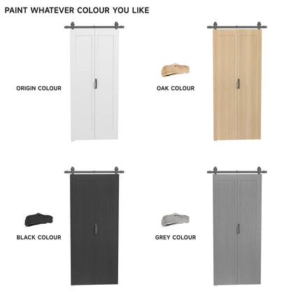35" x 83" Sliding Door, 3.6FT Bi-Folding Door, Hardware Kit, Paintable MDF Door Hardware at Gallery Canada