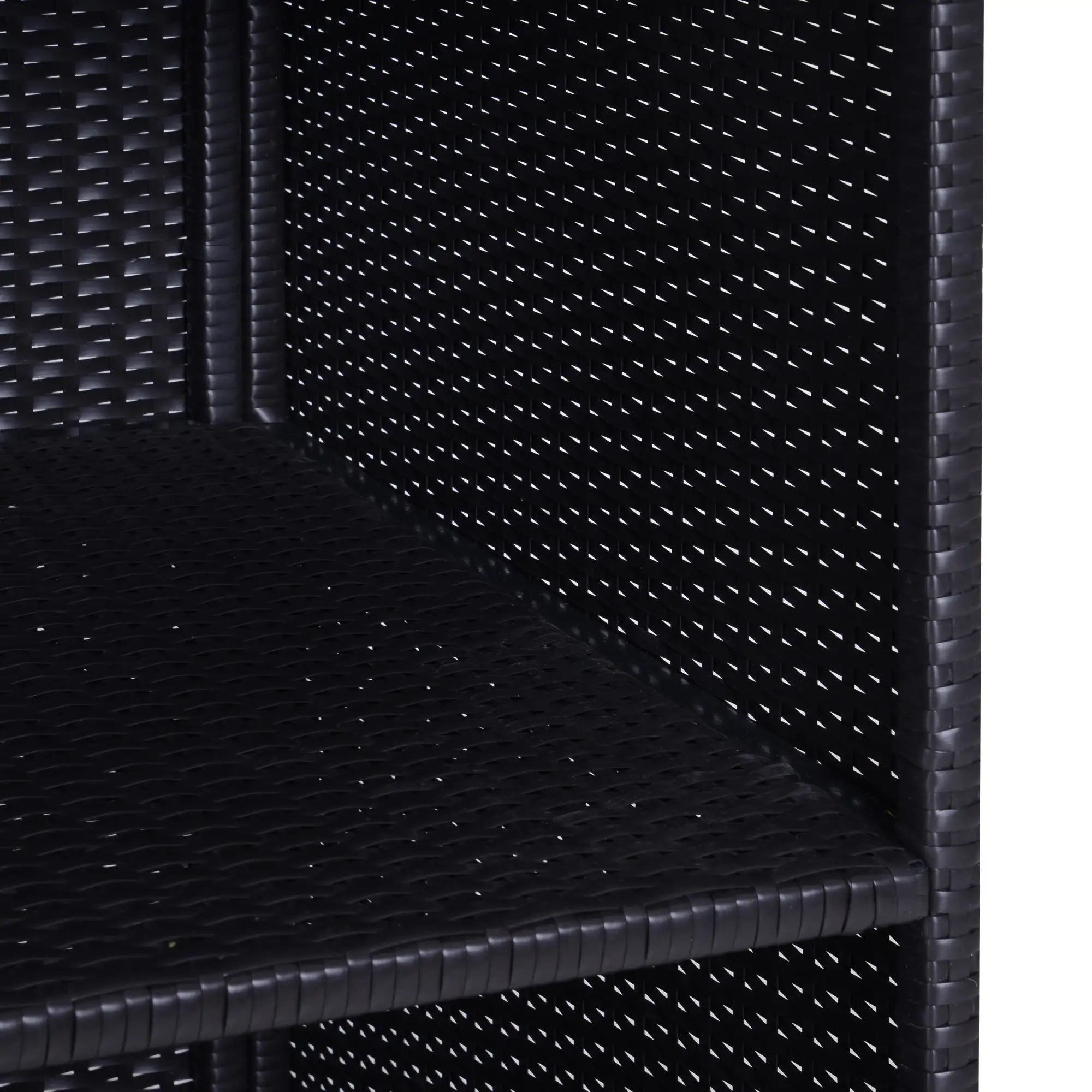 Outdoor Storage Cabinet Rattan Wicker Patio Box, Dark Brown Patio Storage Boxes at Gallery Canada