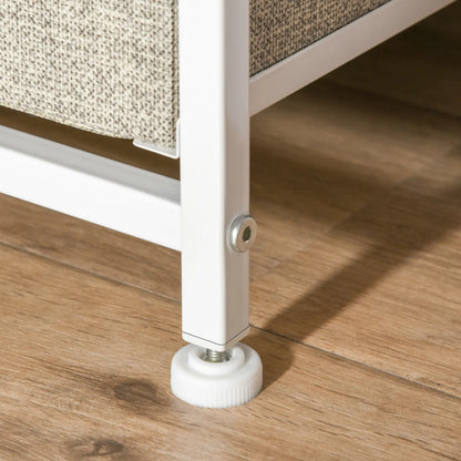 7-Drawer Dresser, Metal Frame, Fabric, Light Grey Storage Cabinets at Gallery Canada