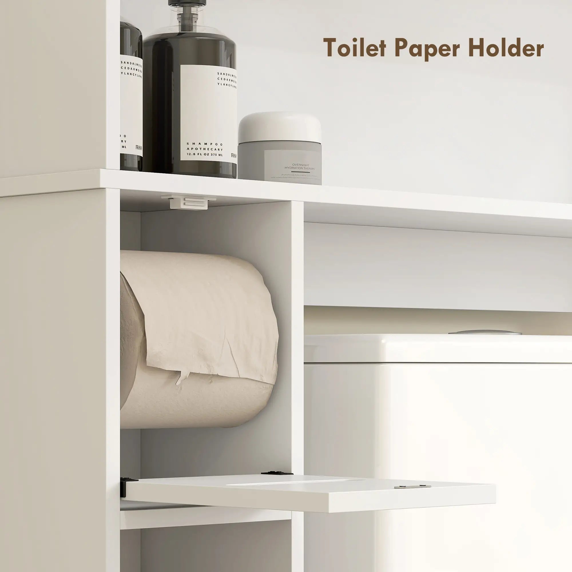 Over Toilet Storage Cabinet, Adjustable Shelf, Toilet Paper Holder Bathroom Cabinets at Gallery Canada