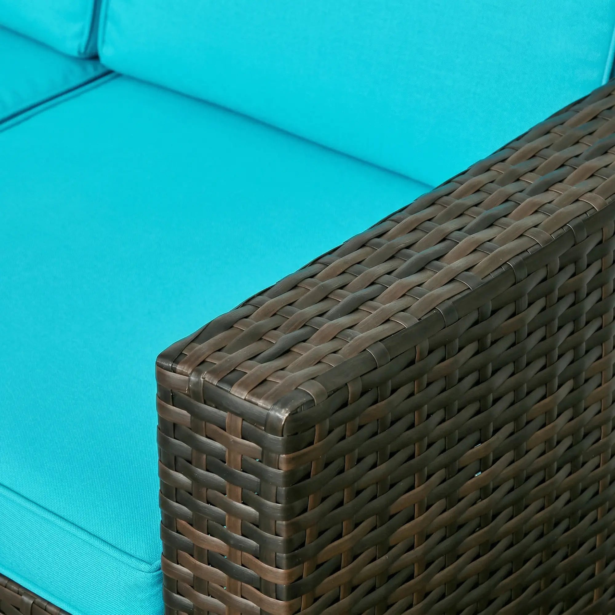 Patio Furniture With Soft Cushions, Corner Sofa Sets, Turquoise Patio Furniture Sets at Gallery Canada