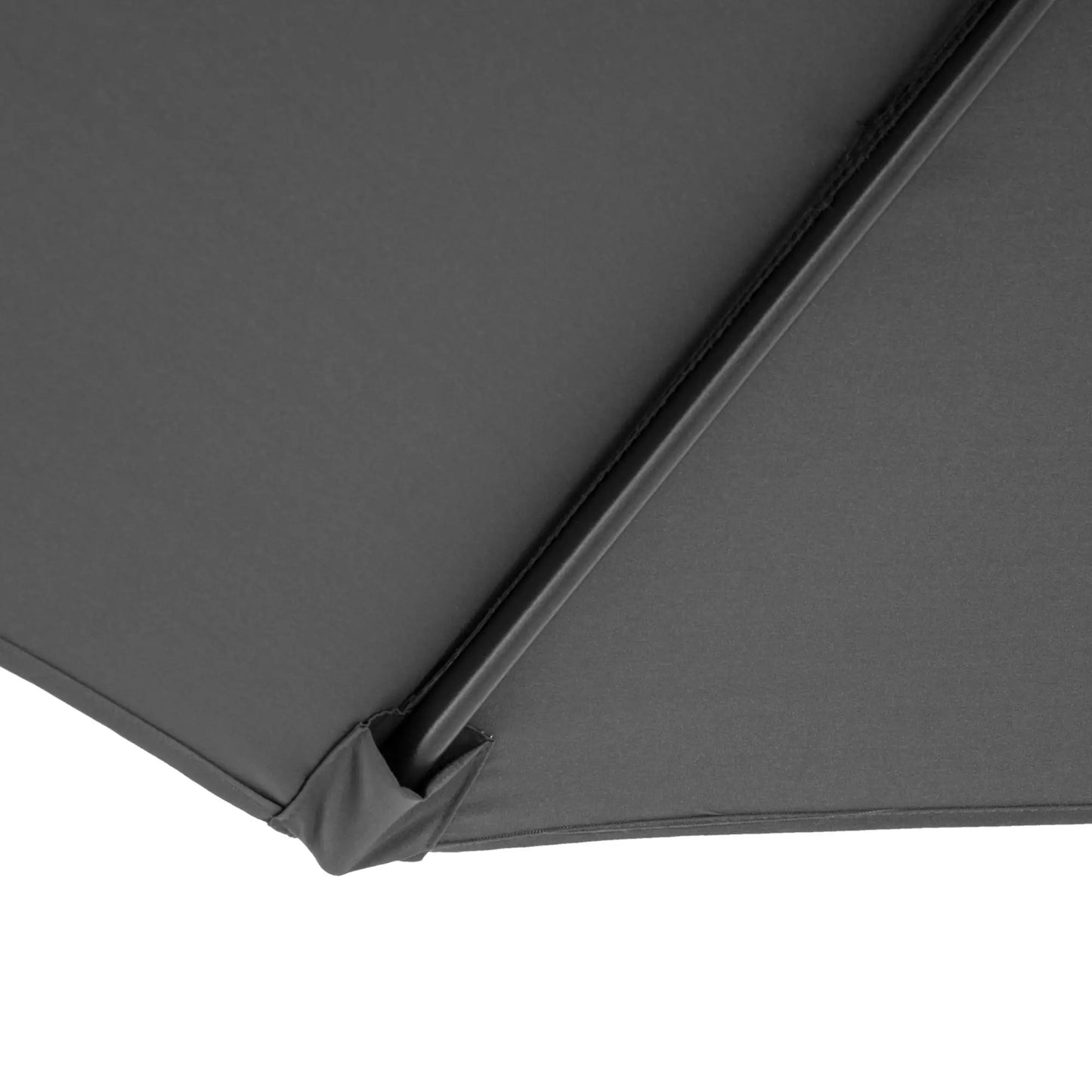 9.7ft Offset Patio UmbrellaCantilever Parasol with Crank Handle, 8 Ribs and Cross Base for Outdoor, Sun Shade, Cream Offset Cantilever Umbrellas at Gallery Canada