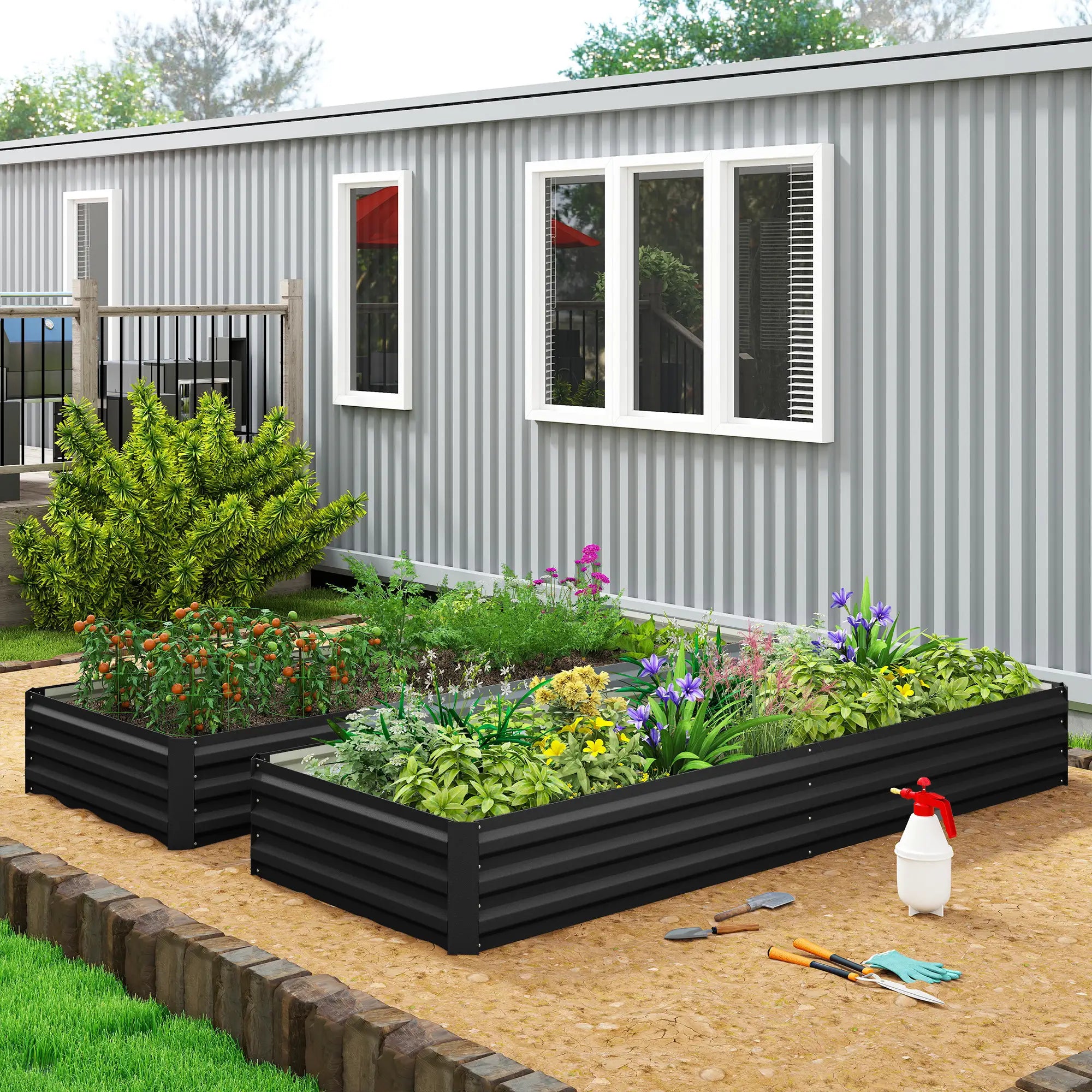 Galvanized Raised Garden Bed, 95