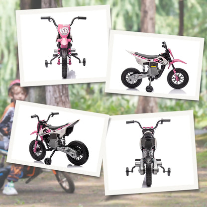 12V Kids Dirt Bike, Electric Motorcycle, Pink Electric Motorcycles at Gallery Canada