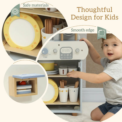 Wooden Dishwasher Playset, Play Sink Toys, Faucet and Accessories Play Kitchen at Gallery Canada