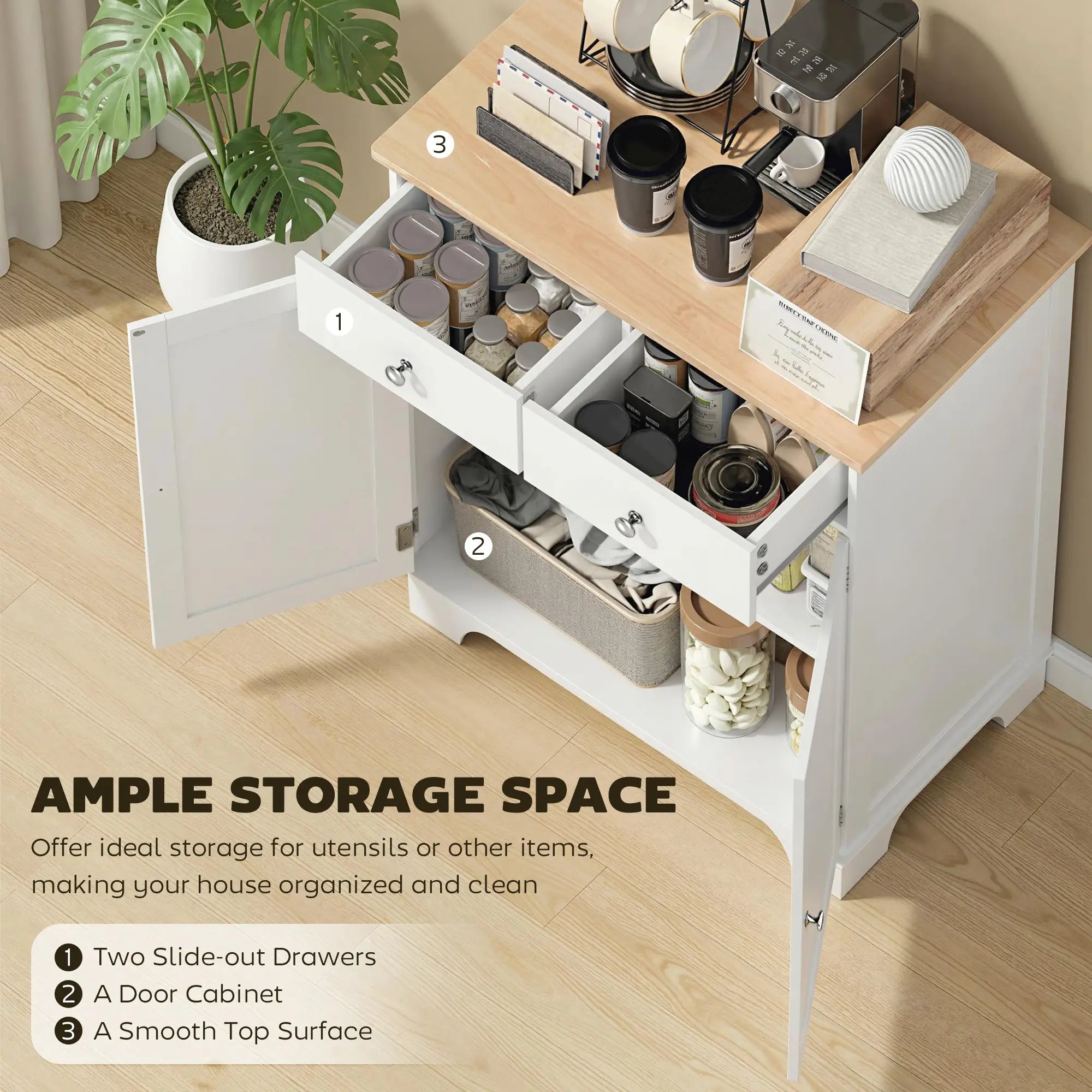 Sideboard Buffet Cabinet, 27