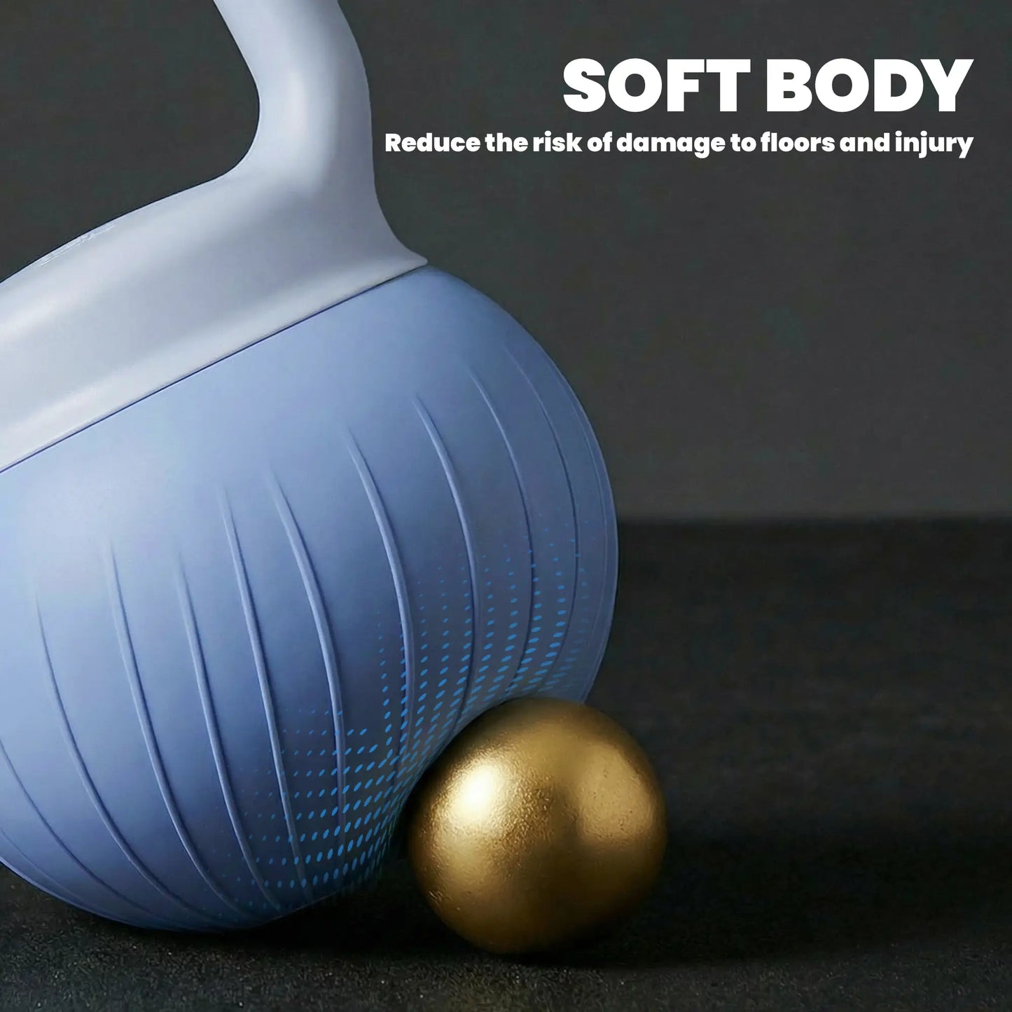 Soft Kettlebell, 22 lbs, Anti-Slip Grip, Home Gym Weight Lifting Strength Training Equipment at Gallery Canada