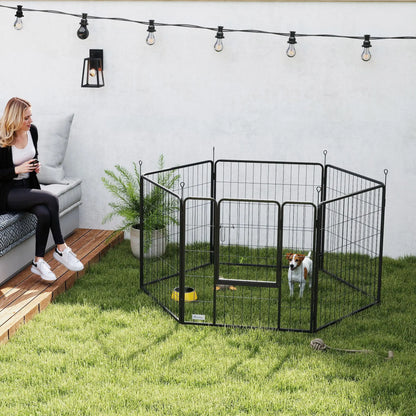Heavy Duty Dog Playpen, 6 Panels, 23.5"H, Small Dogs Houses, Kennels & Pens at Gallery Canada