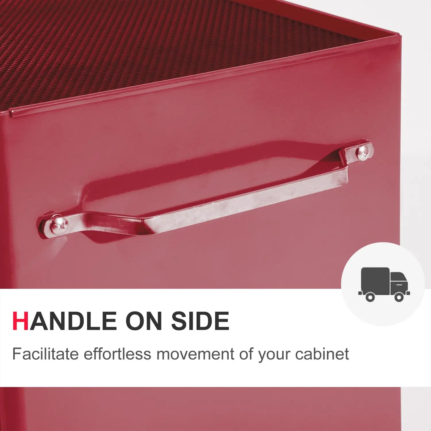 5-Drawer Rolling Tool Cabinet, Lockable Tool Chest, Red Tool Organizers at Gallery Canada