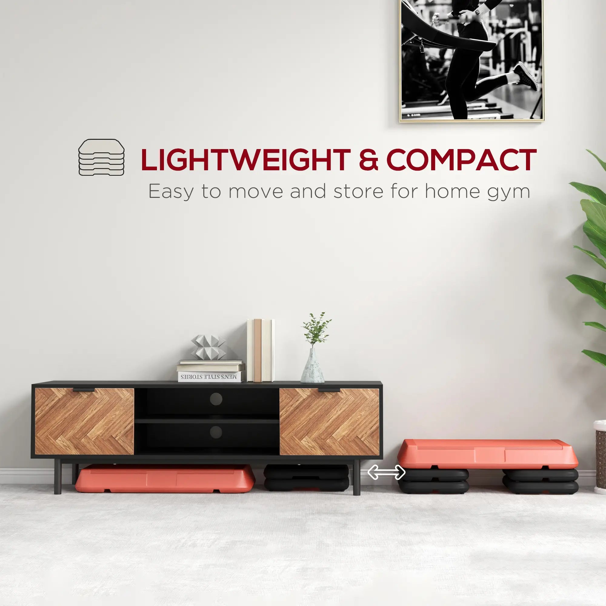 Adjustable Aerobic Stepper, 3-Level 4