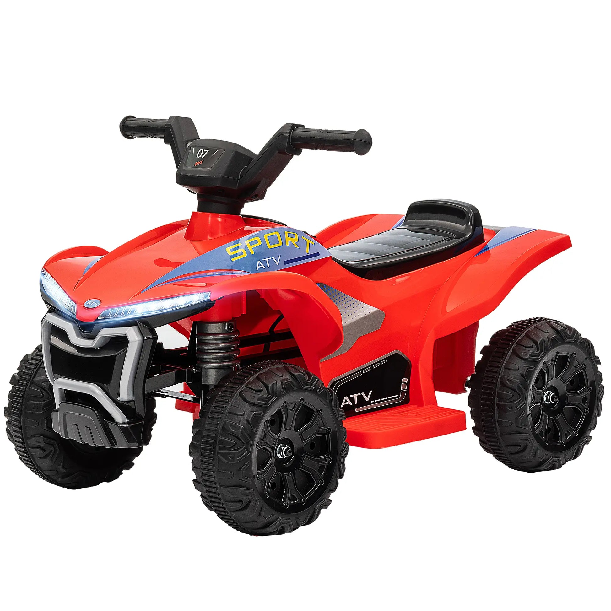 Kids ATV, 6V Battery Powered, for 18-36 Months, Red Electric Ride On Toys Red at Gallery Canada