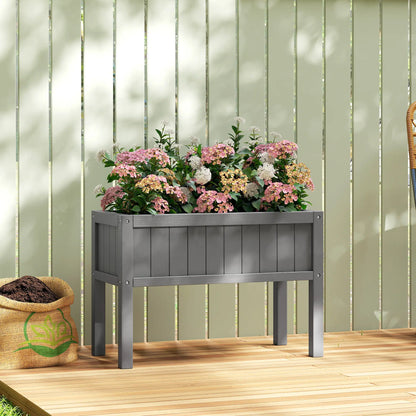 Raised Garden Bed With Legs, HDPE Planter With Drainage Holes Elevated Garden Beds at Gallery Canada