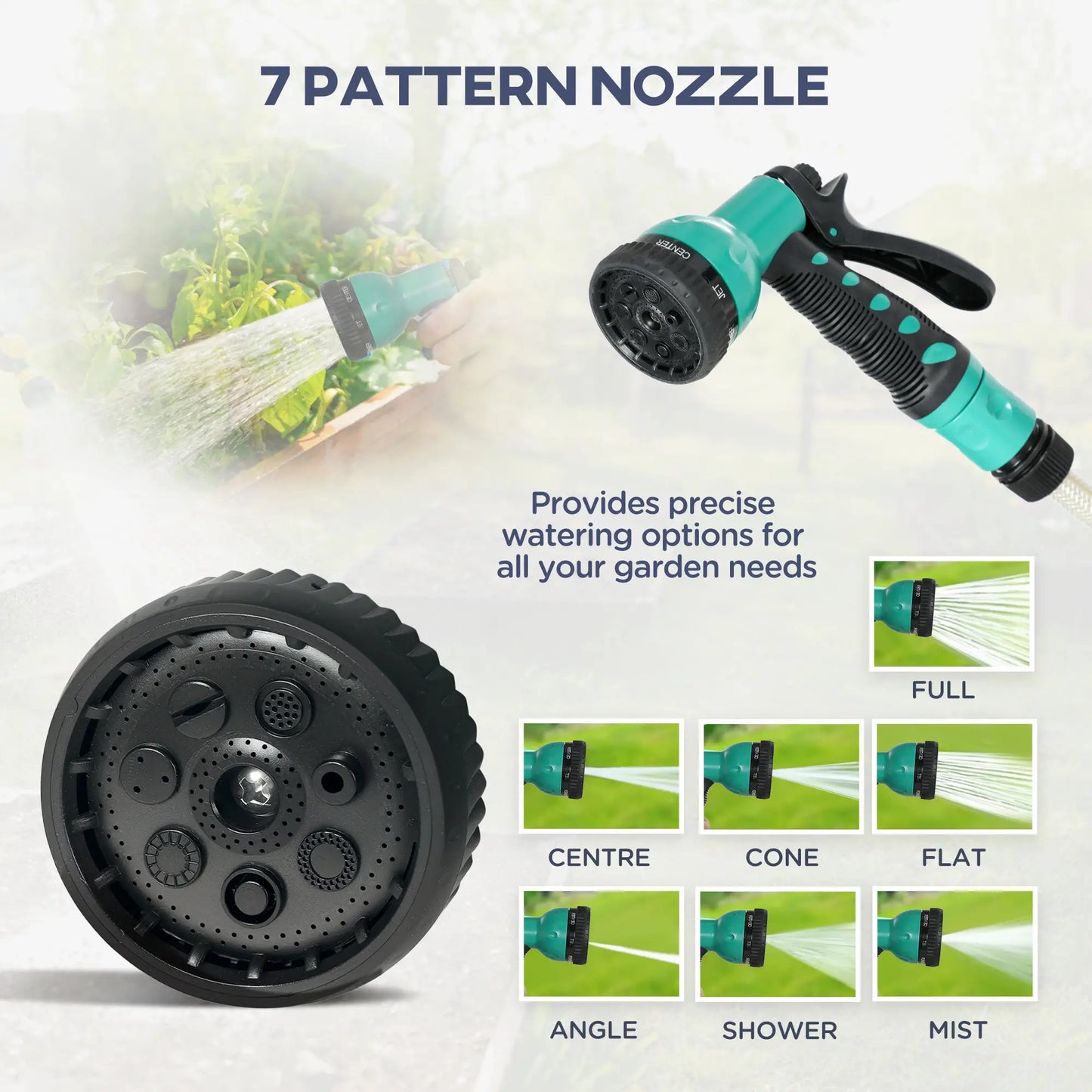 1/2 in x 65ft Wall Mounted Garden Hose Reel, Retractable Auto Rewind, Green Garden Accessories at Gallery Canada
