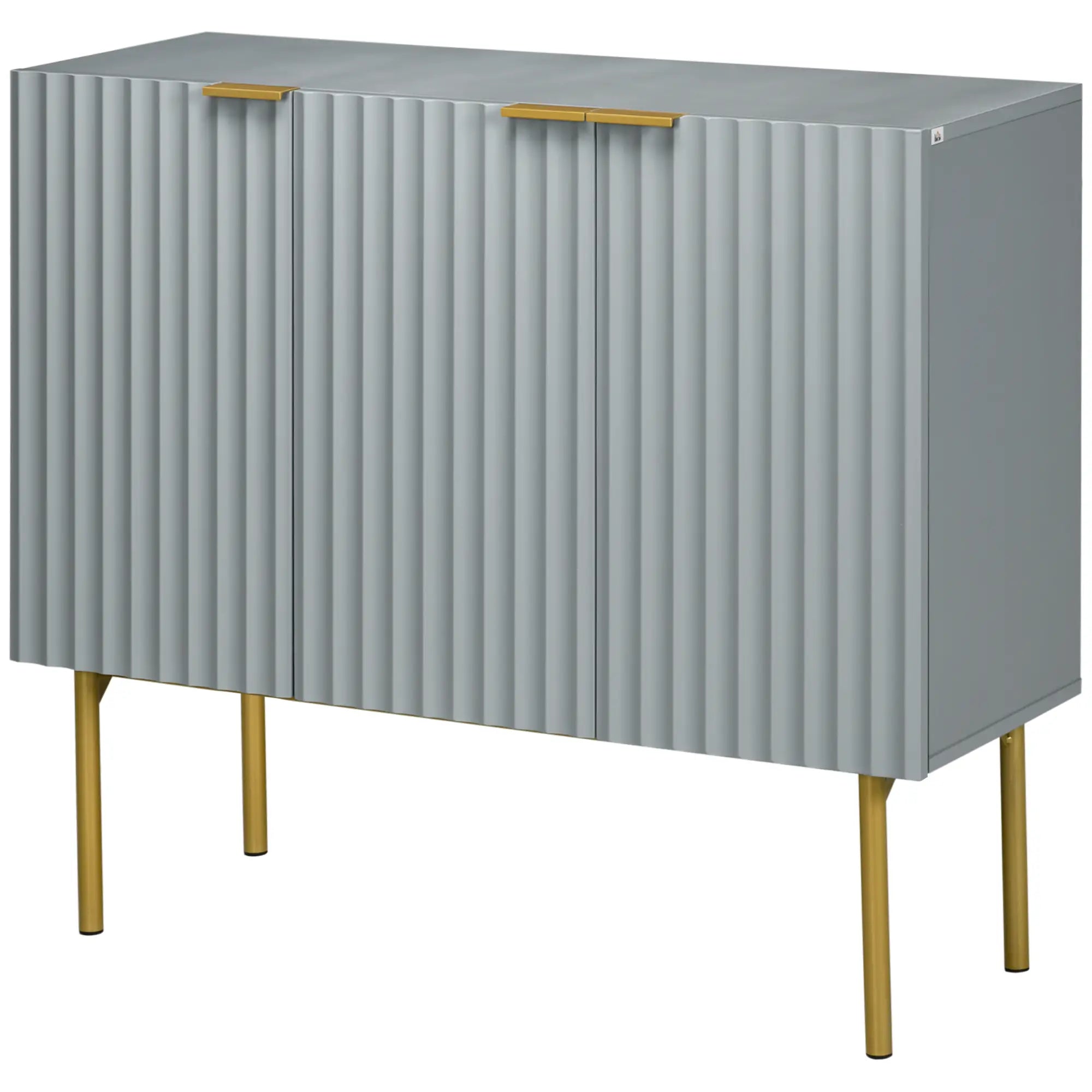 Modern Storage Cabinet, Sideboard Buffet, Gold Legs, Grey Storage Cabinets at Gallery Canada