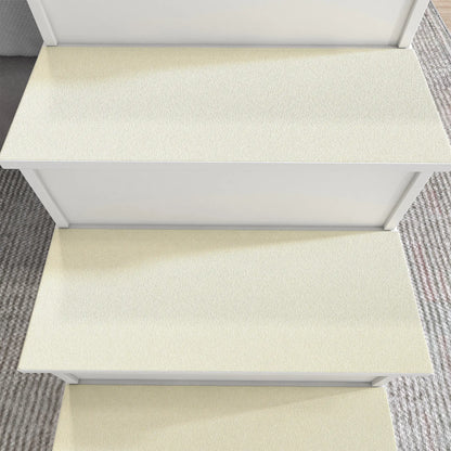 Pet Stairs for Bed, Cat Ladder for Couch, Non-Slip Carpet, 15.7" x 23.2" x 21.3", White Dog Stairs at Gallery Canada