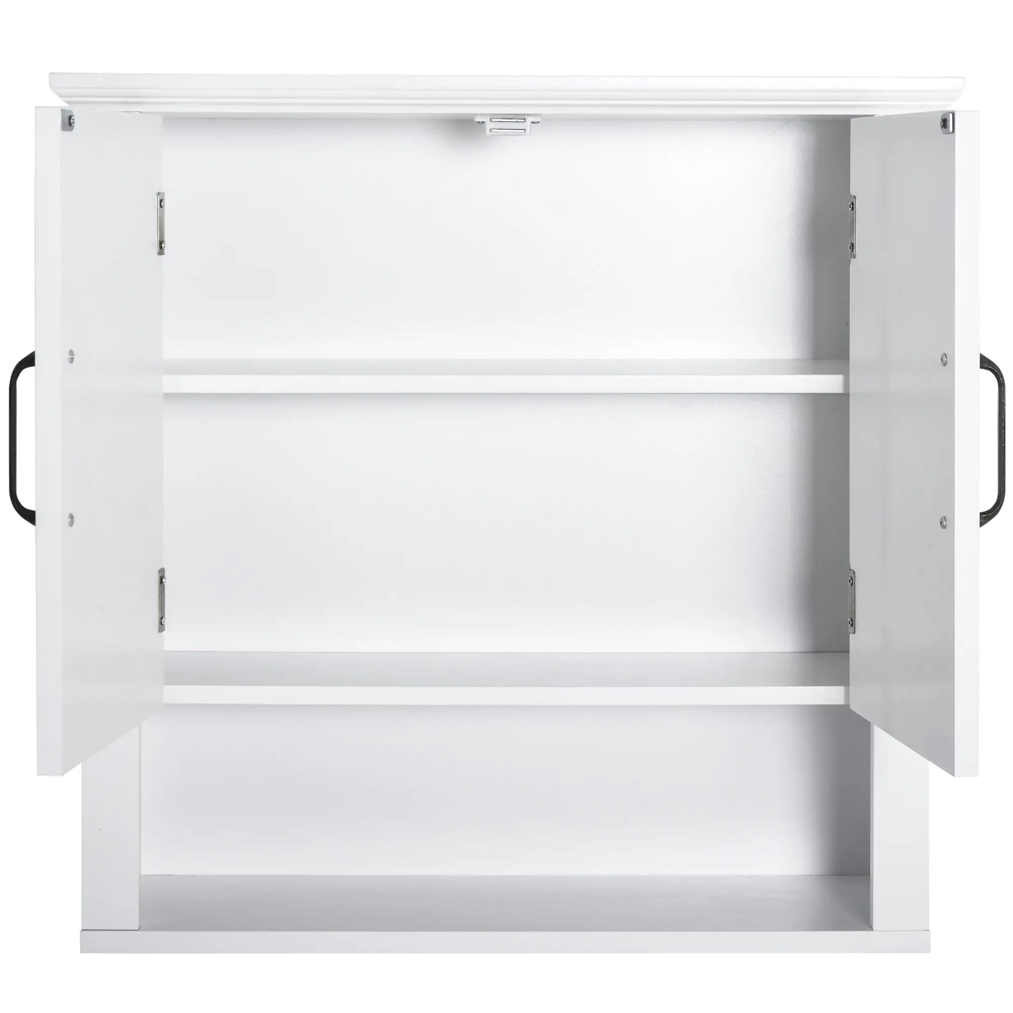 Wall Mount Bathroom Cabinet, 2 Doors, Adjustable Shelf, White Wall Mounted Cabinets at Gallery Canada