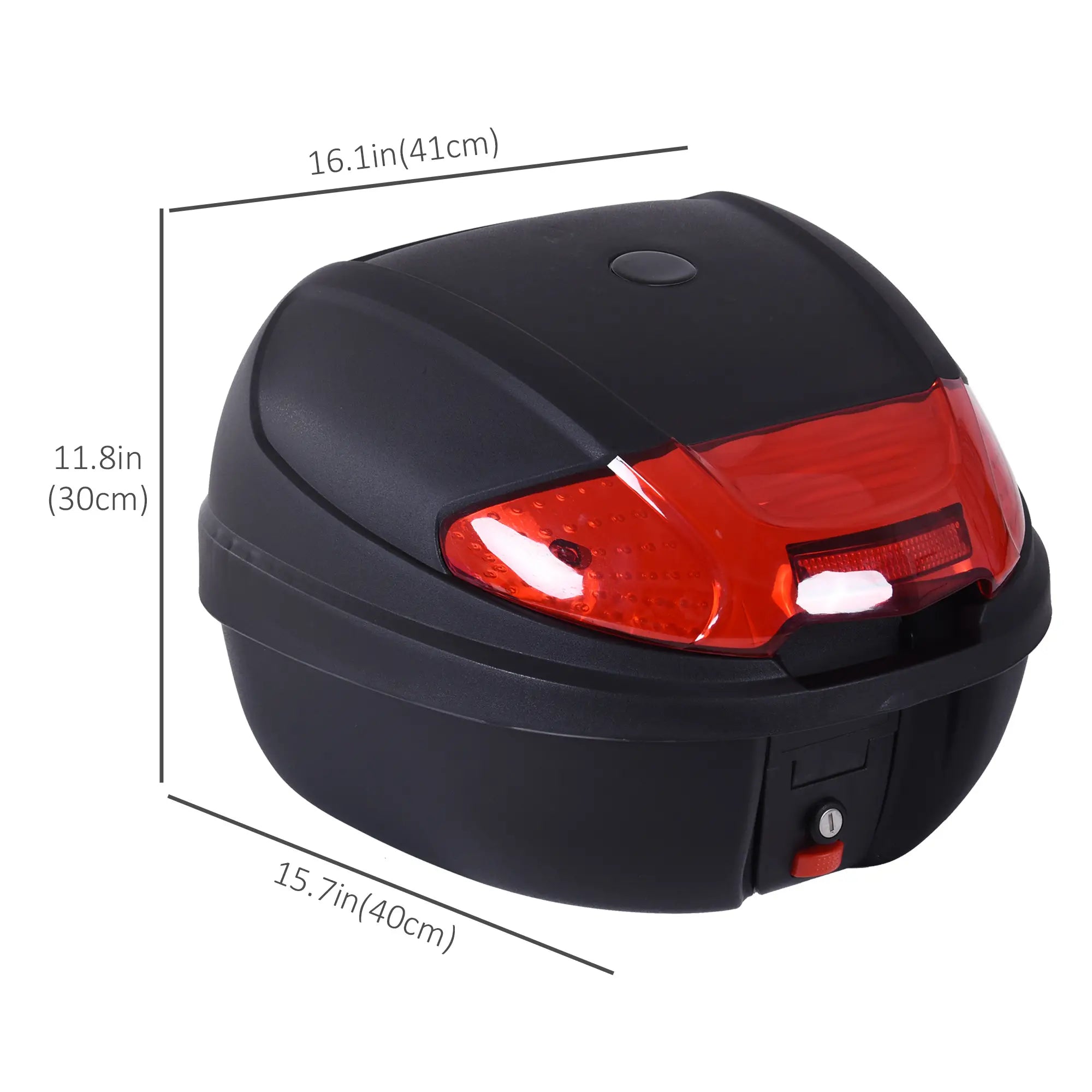 30L Motorcycle Tail Box, Top Case, Helmet Carrier, Lock Included Automotive at Gallery Canada