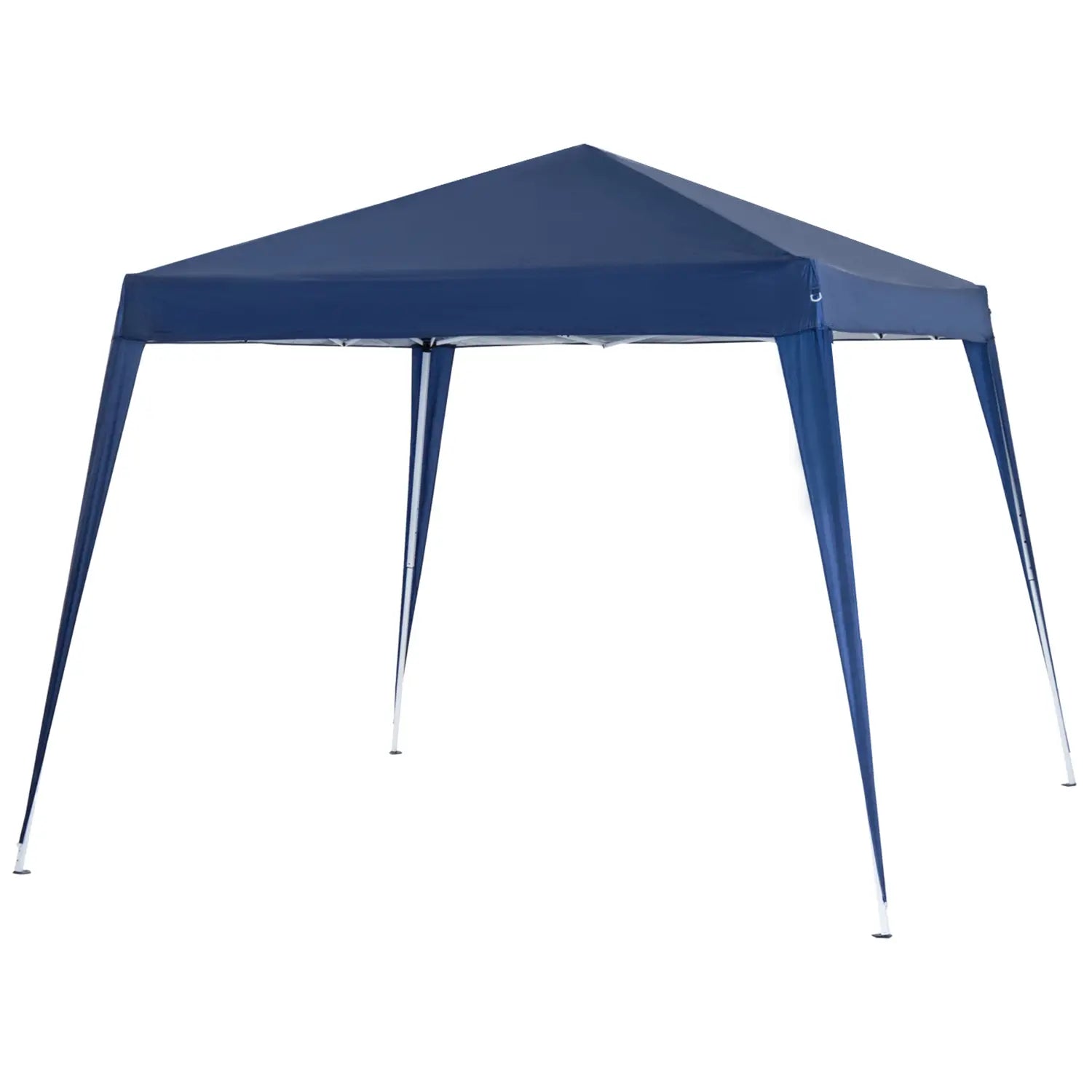 8' x 8' Pop Up Canopy, Portable Folding Tent, Blue Pop Up Canopies Blue at Gallery Canada