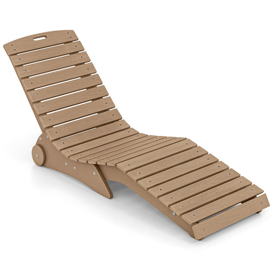 In-Pool Lounge Chair, Weighted Anti-Floating, 450 LBS, Brown Outdoor Chaise Lounges Brown at Gallery Canada