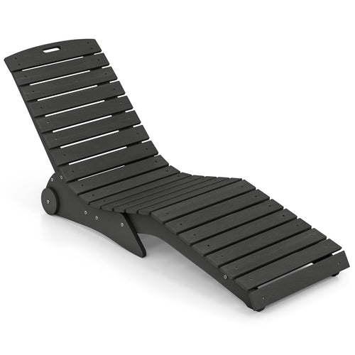 In-Pool Lounge Chair, Weighted Anti-Floating, 450 LBS, Dark Gray