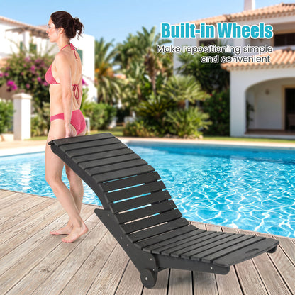 In-Pool Lounge Chair, Weighted Anti-Floating, 450 LBS, Dark Gray
