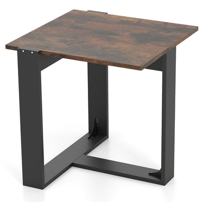Industrial Sofa End Table with Metal Frame-1 End & Side Tables Options at Gallery Canada