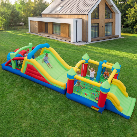 Inflatable Bounce House with 750W Blower Bounce House Multi-Color at Gallery Canada