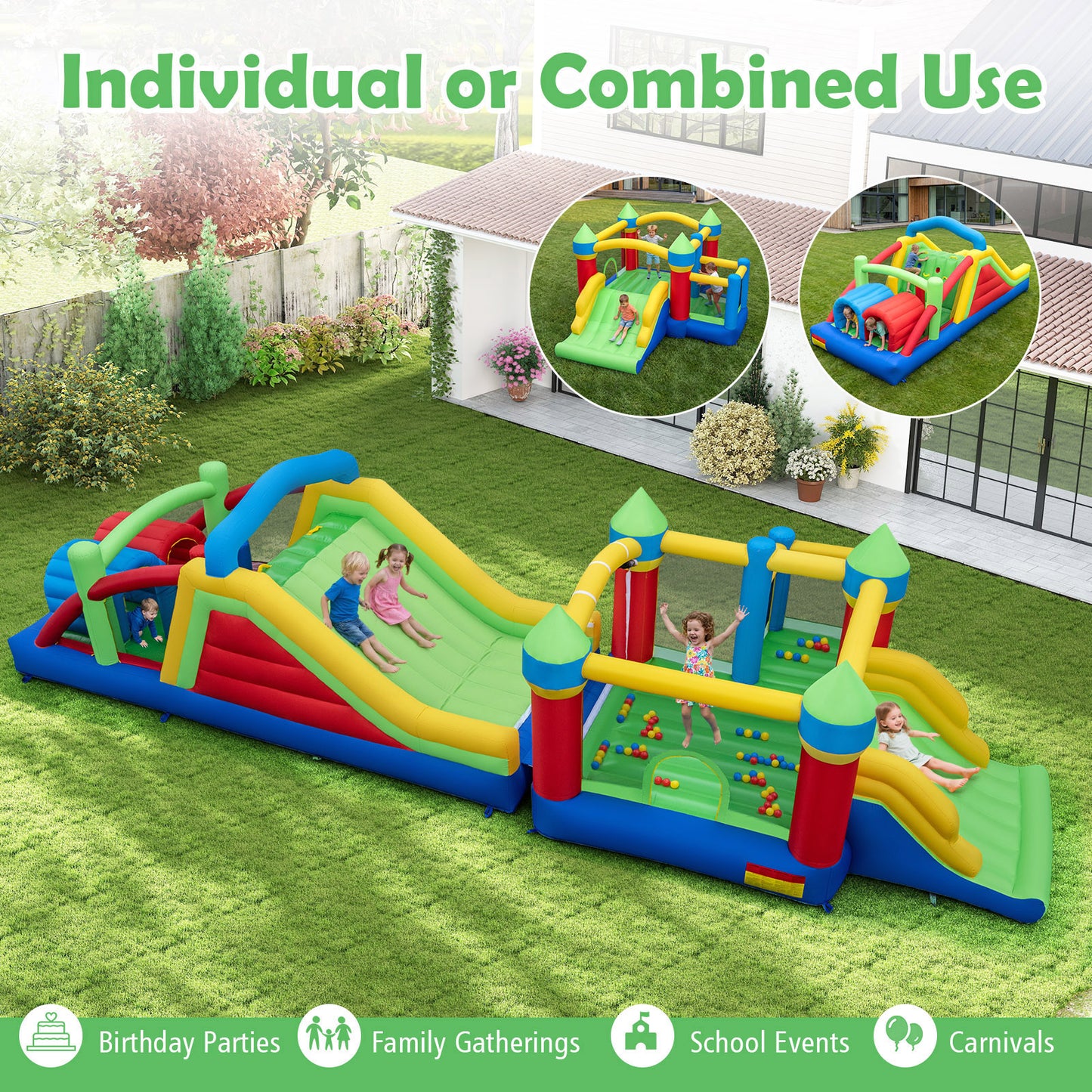 Inflatable Bounce House with 750W Blower Bounce House at Gallery Canada