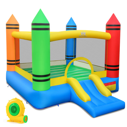 Inflatable Bounce House, 2-in-1 Kids Bouncer, 550W Blower Bounce House Options at Gallery Canada