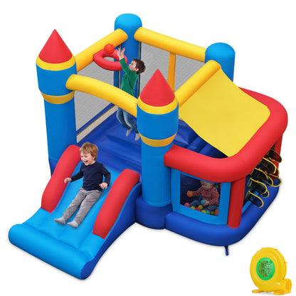Inflatable Bounce House with Ocean Ball, Basketball for Kids Bounce House at Gallery Canada