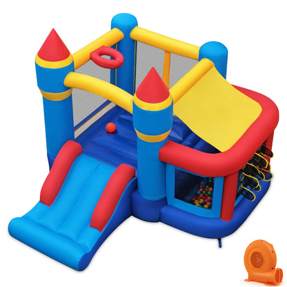 Inflatable Bounce House With Slide, Ball Pit & Games, Blower Bounce House Multi-Color at Gallery Canada