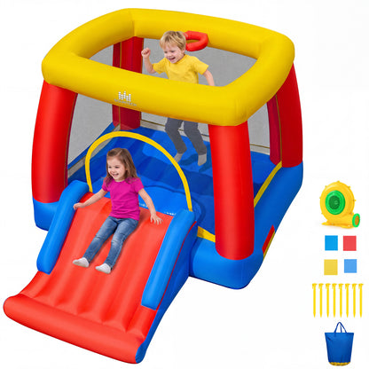 Château gonflable pour tout-petits, souffleur 480W, intérieur extérieur