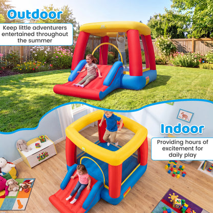 Château gonflable pour tout-petits, souffleur 480W, intérieur extérieur