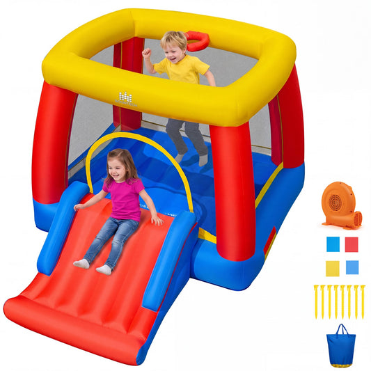 Inflatable Bounce House Toddlers 380W Blower Indoor Outdoor Castle Bounce House Options at Gallery Canada